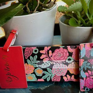 Vegan Leather Luggage Tags: Set of 2